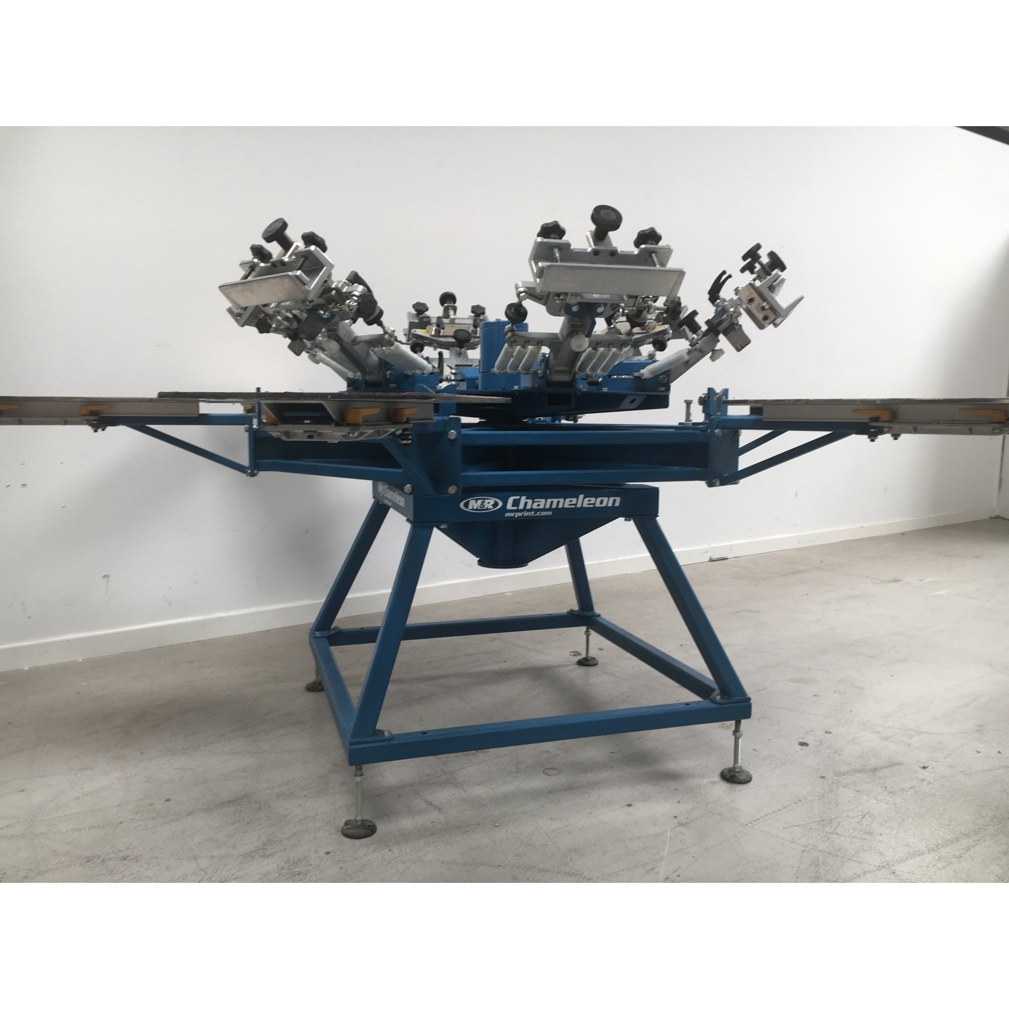 M&R Chameleon 6 Colour / 6 Station Manual Textile Press