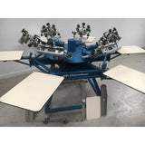 M&R Chameleon 6 Colour / 6 Station Manual Textile Press