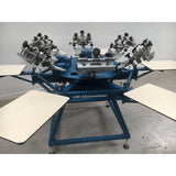 M&R Chameleon 6 Colour / 6 Station Manual Textile Press