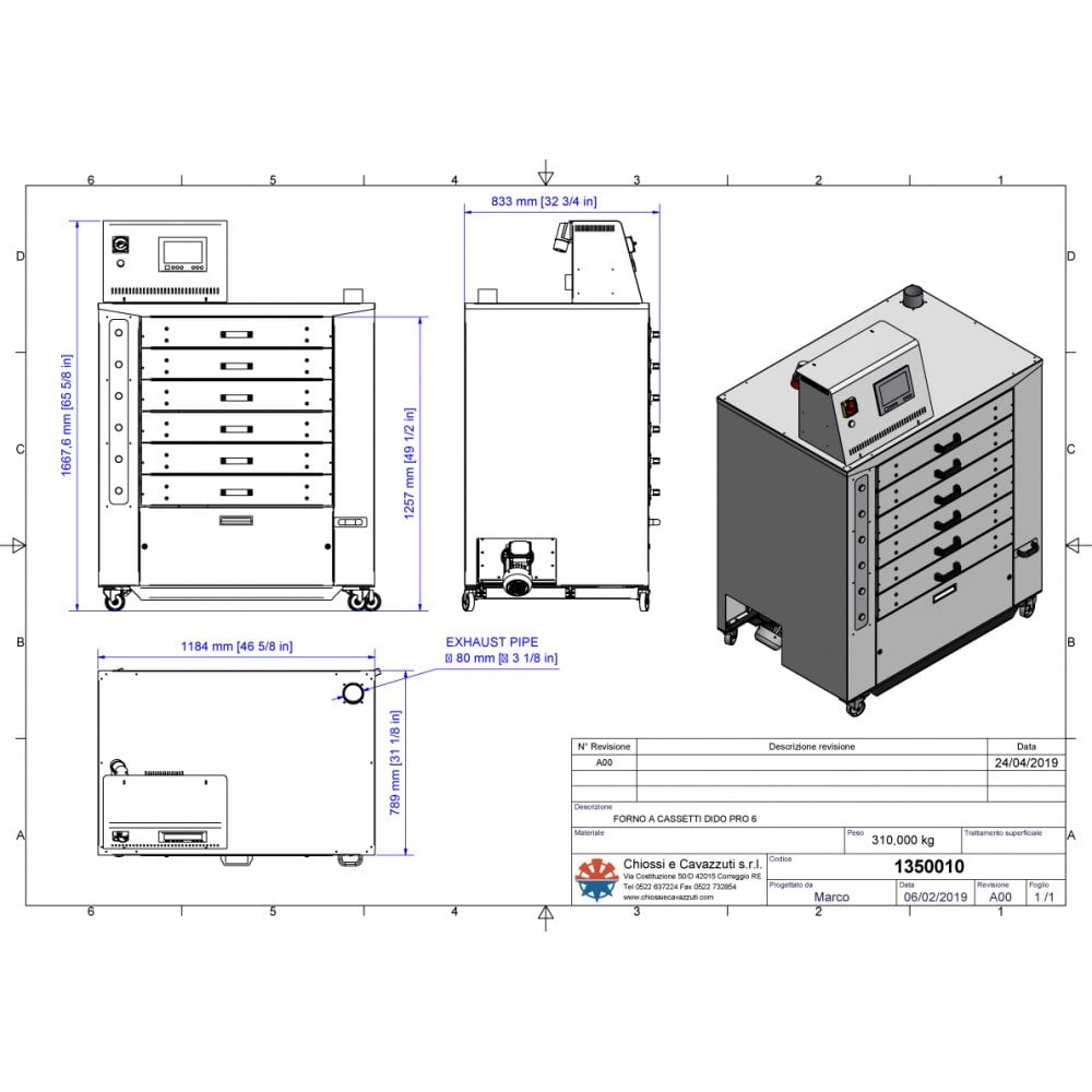 Dido PRO DTG & DTF Drawer Dryer (3 Phase)