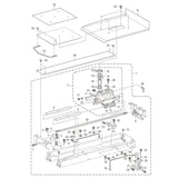 Brother GTX Platen Assembly Parts