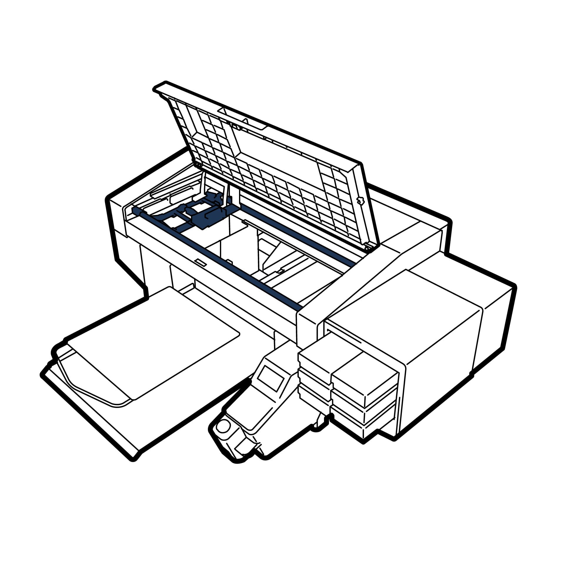 Brother GTX Carriage Assembly Parts