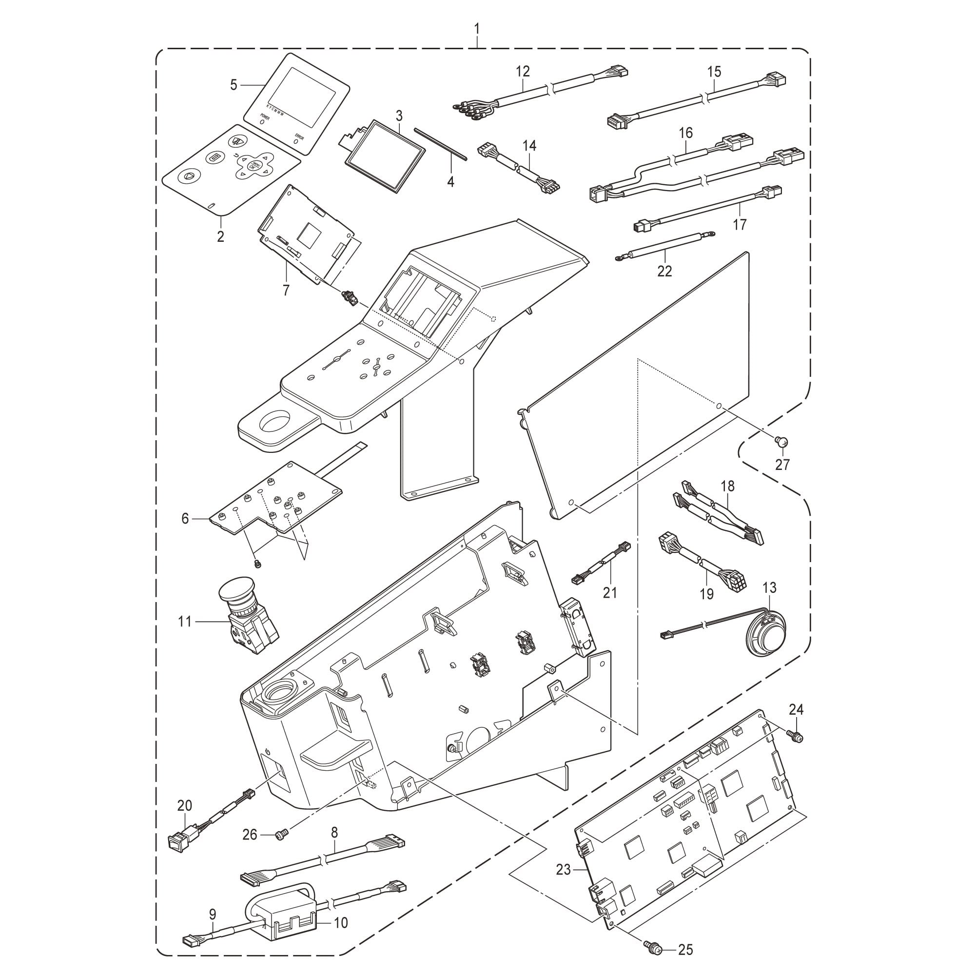 Brother GTX Operation Panel Parts