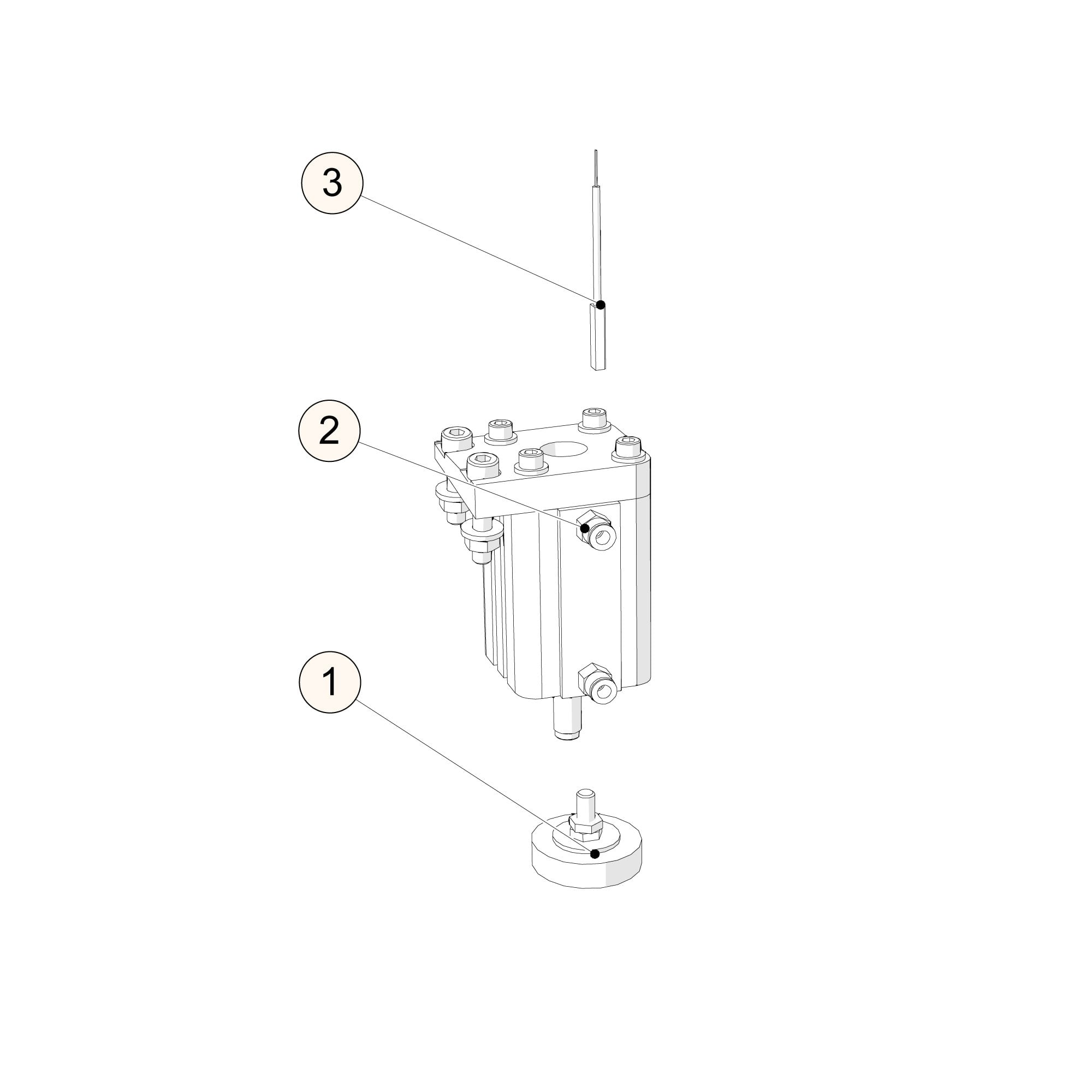 Pallet Change Cylinder Parts