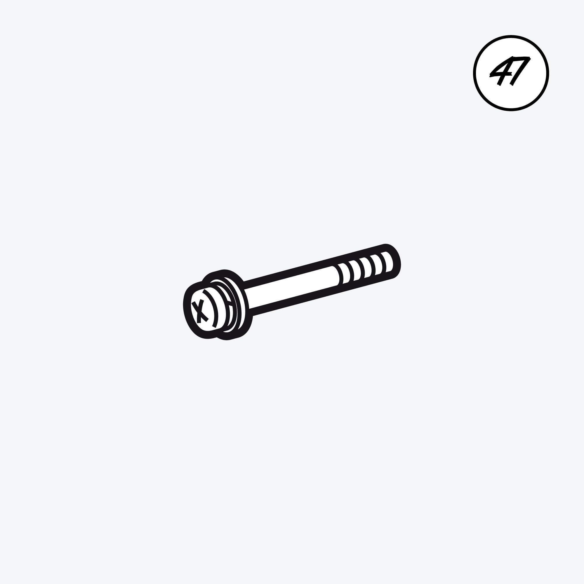 SCREW PAN (S/P WASHER) M4X40
