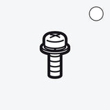 SCREW PAN (S/P WASHER) M4X10