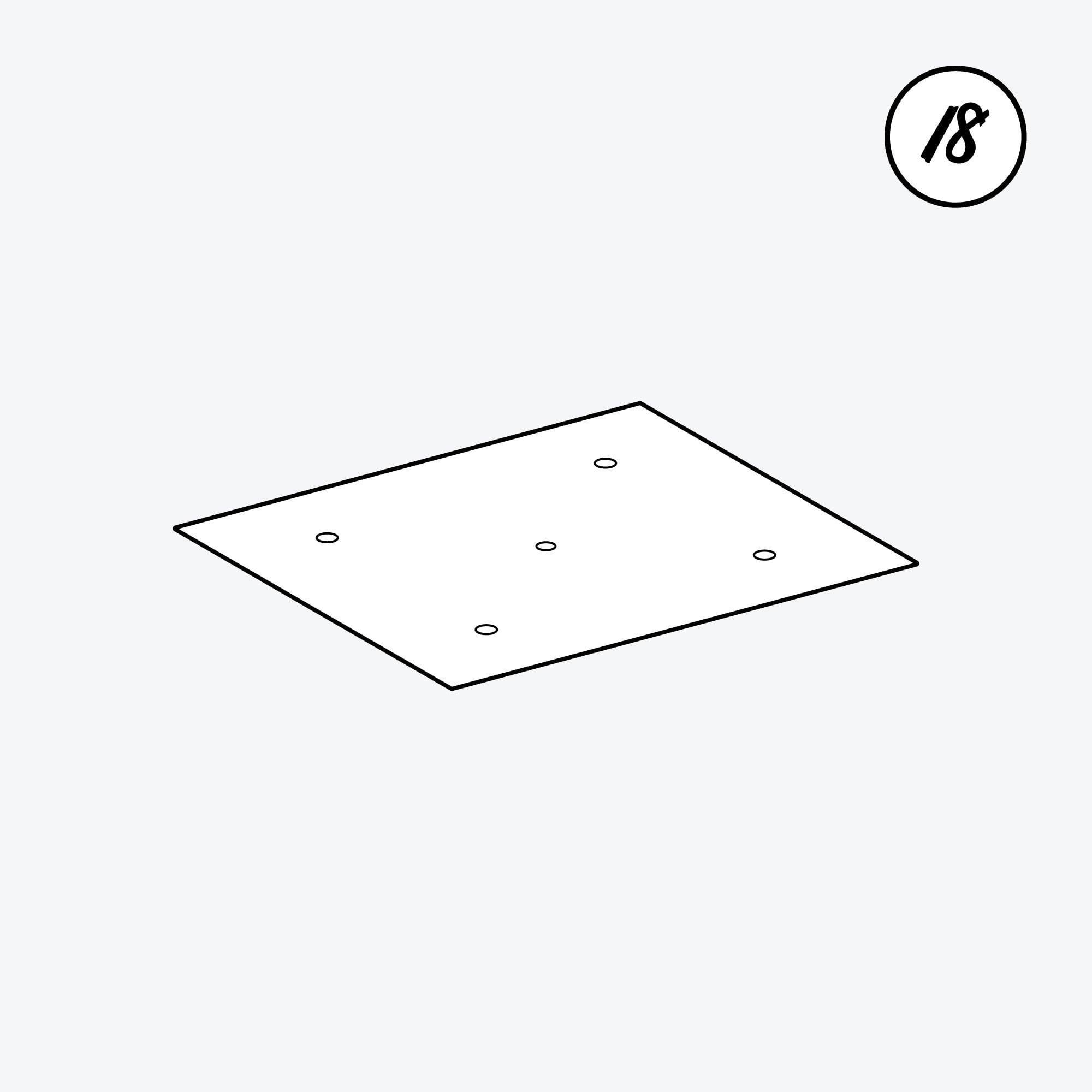 PLATEN SHEET 16X18
