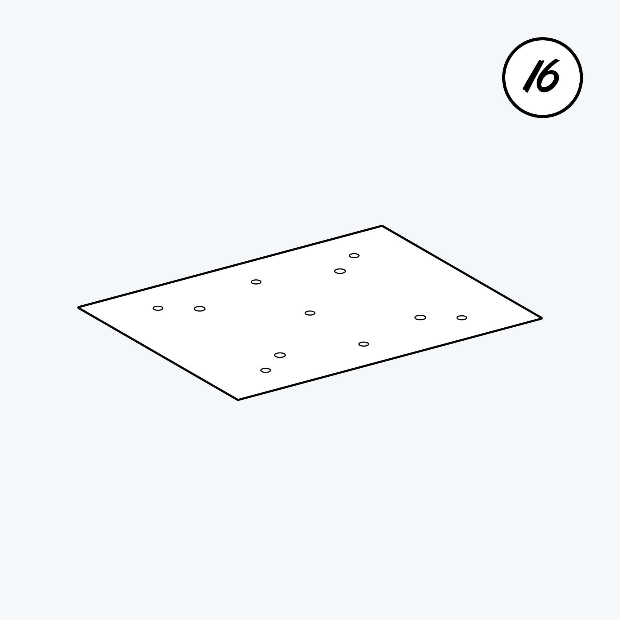 PLATEN SHEET 16X21