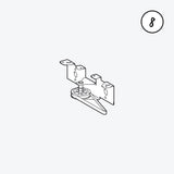 PULLEY SUPPORT PLATE R ASSY