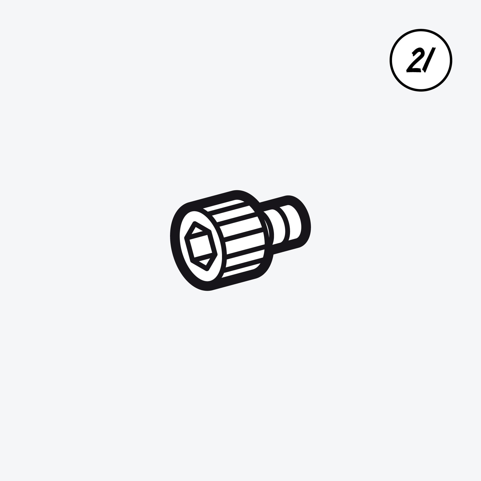 BOLT SOCKET M4X5