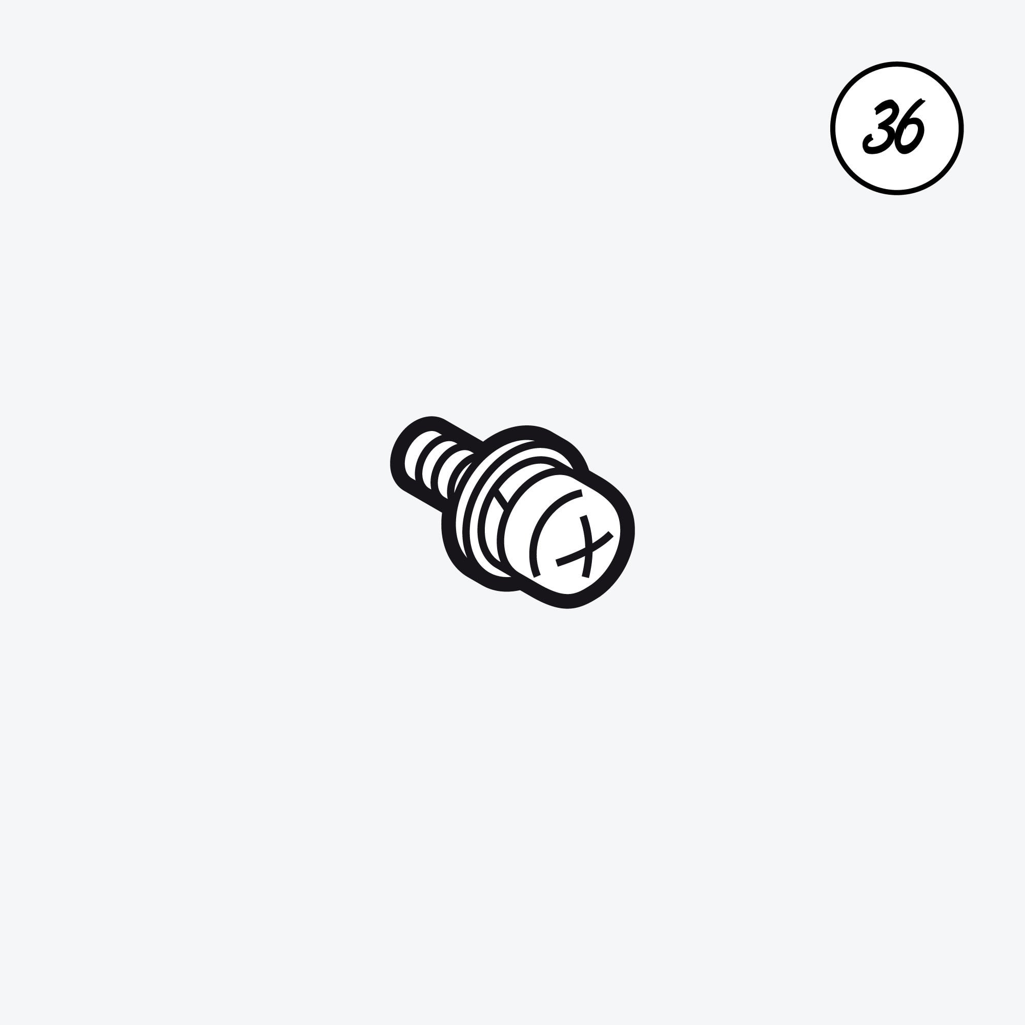 SCREW PAN (S/P WASHER) M4X8