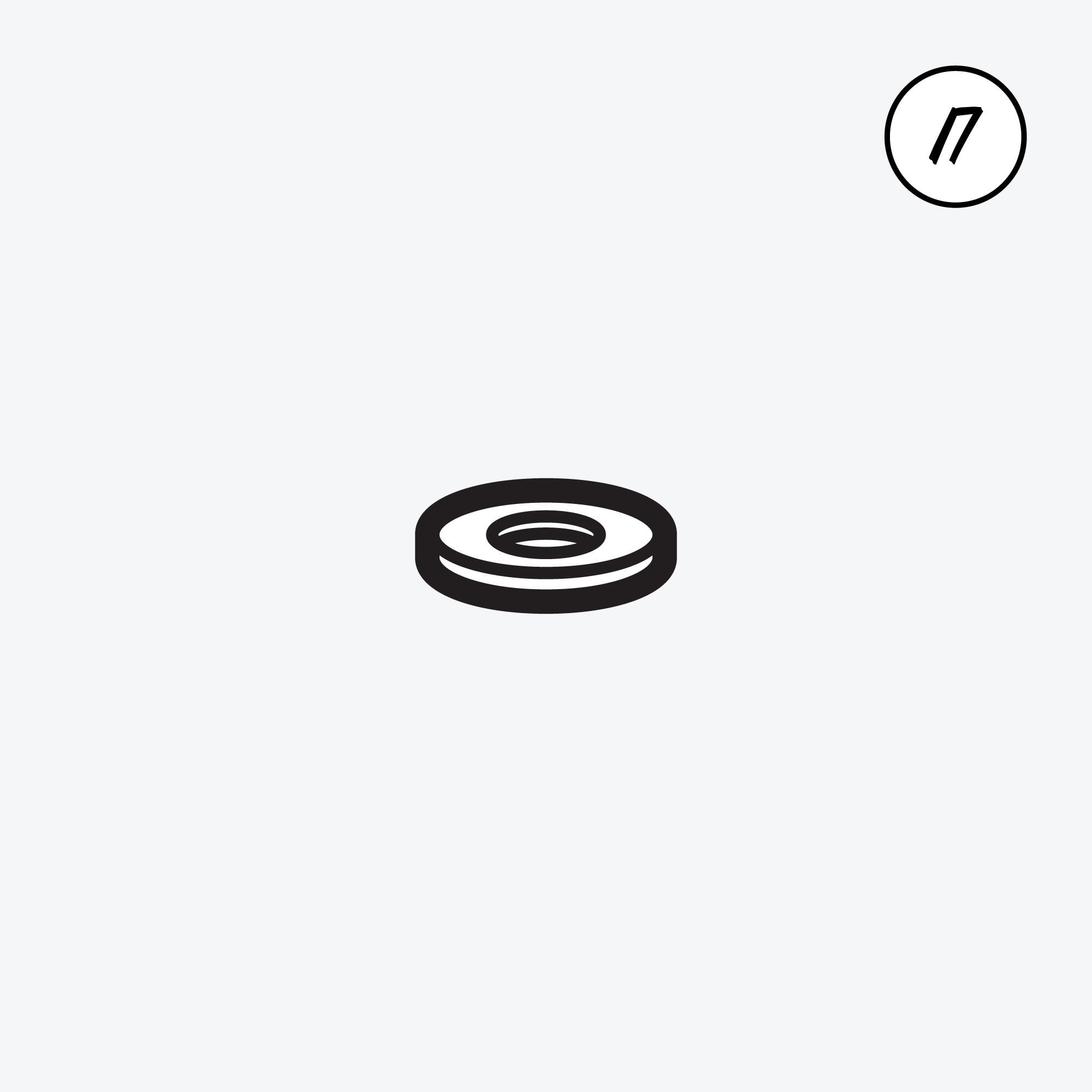 WASHER PLAIN S 6