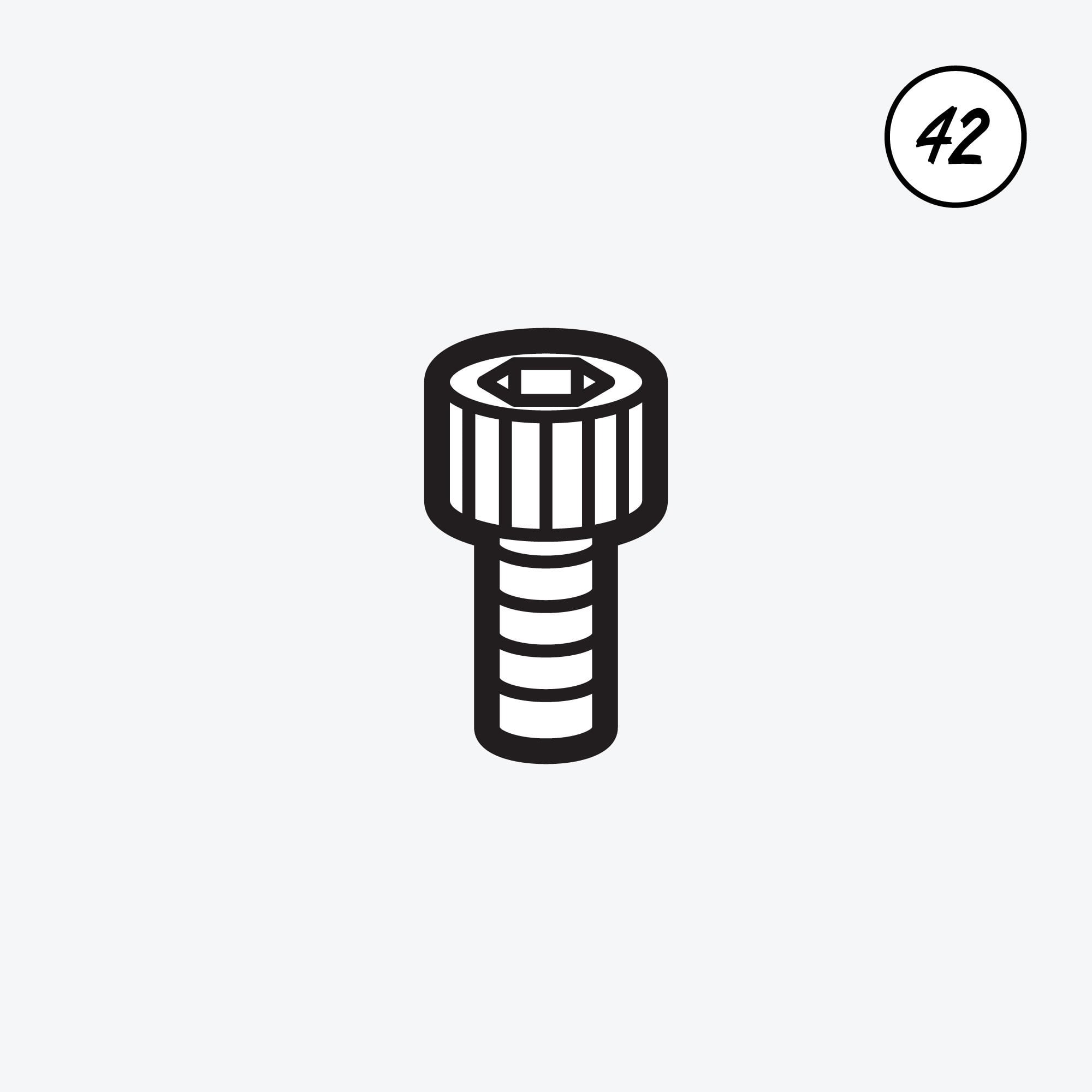 BOLT SOCKET M4X8