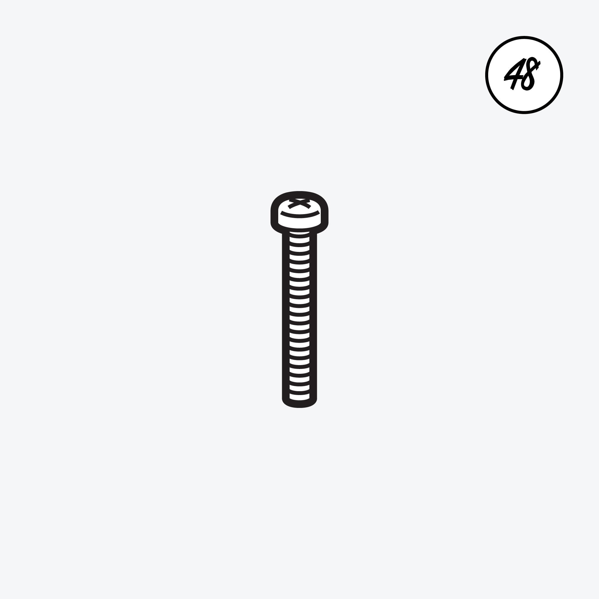 SCREW PAN M3X25