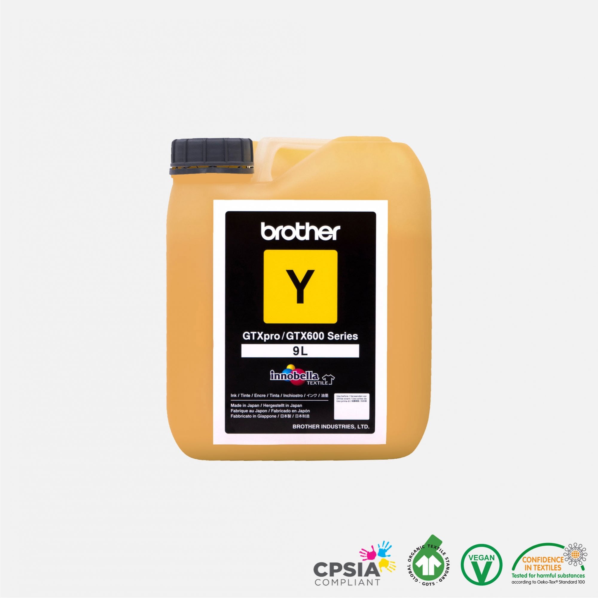GTX Bulk Yellow Ink 9L