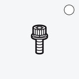 BOLT SOCKET (S/P WASHER) M4X8