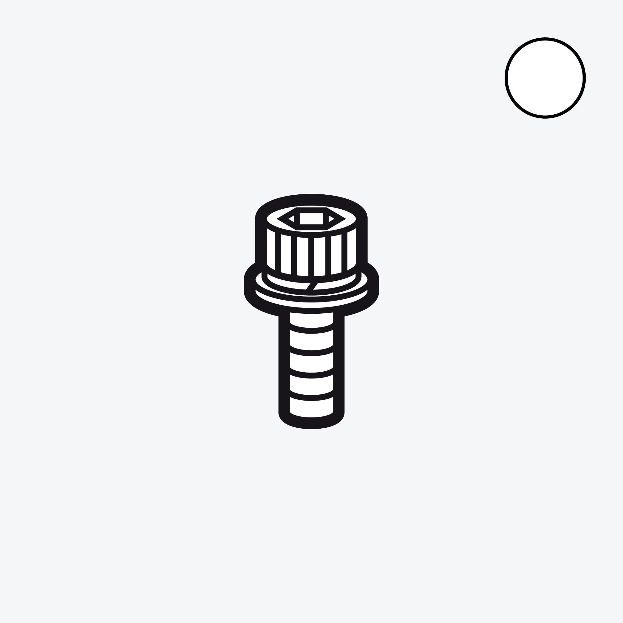 BOLT SOCKET (S/P WASHER) M4X8