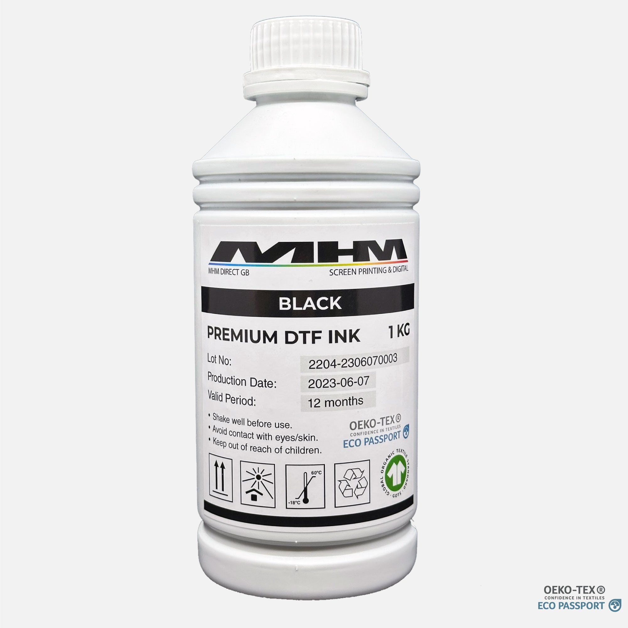 Premium DTF Ink - Black 1kg