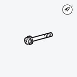 SCREW PAN (S/P WASHER) M4X40