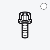 BOLT SOCKET (S/P WASHER)M4X12
