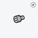 BOLT SOCKET M4X5